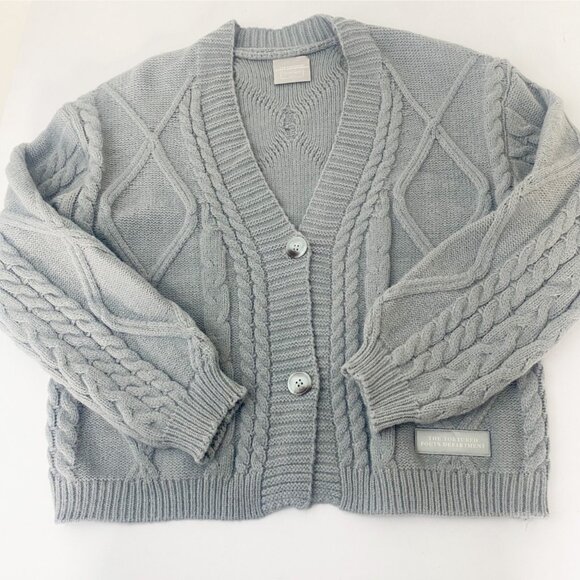 Taylor Swift The Tortured Poets Department Cardigan Gray - Picture 1 of 11